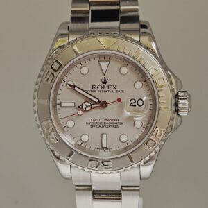 Rolex Yacht-Master 40 Rhodium Grey Dial Platinum Bezel16622